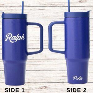 The Ralph Water Bottle with Straw Polo Ralph Lauren 8 in. H